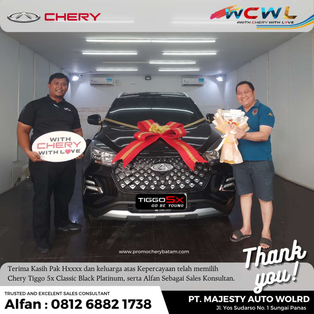 Delivery Tiggo 5X Classic Black Platinum