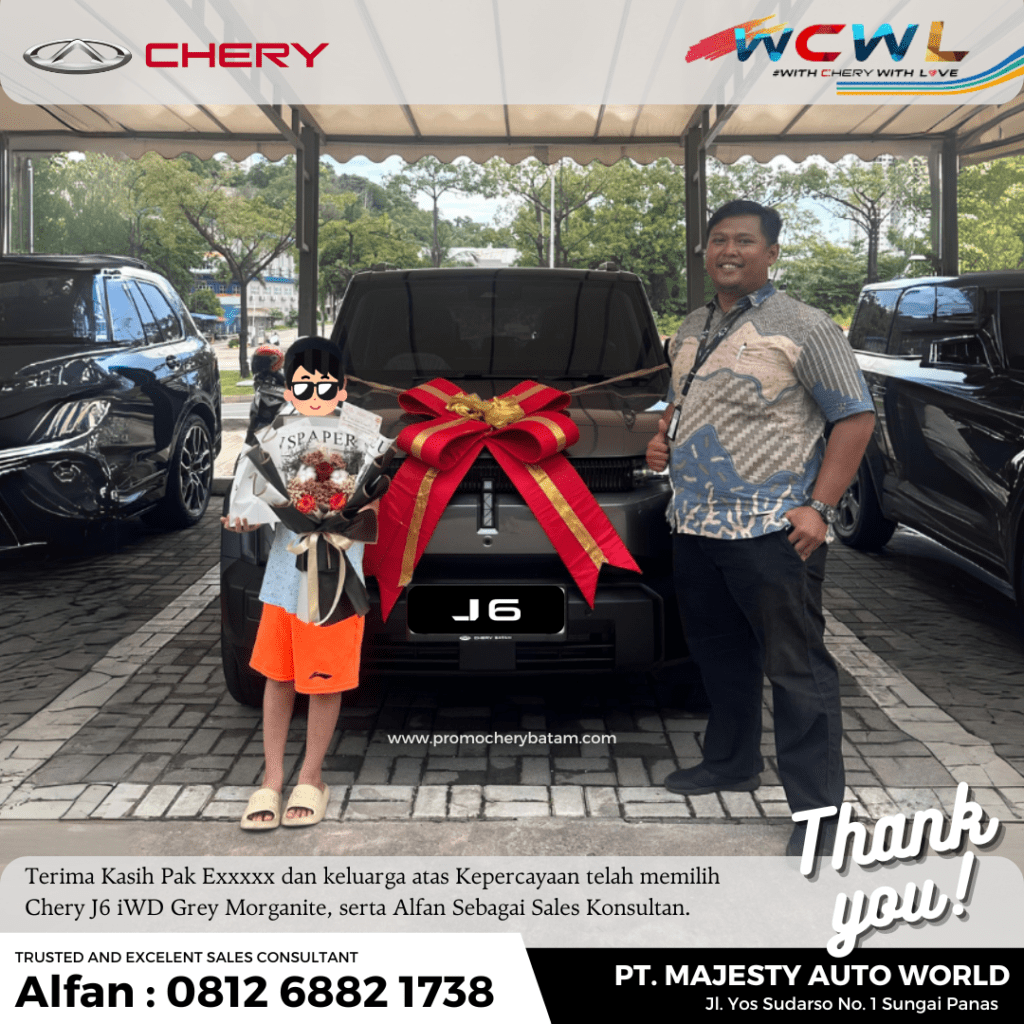 Handover Chery J6 Batam