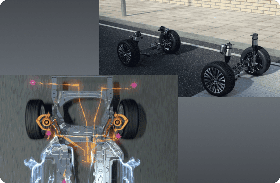 front-mcpherson-rear-multi-link-suspension