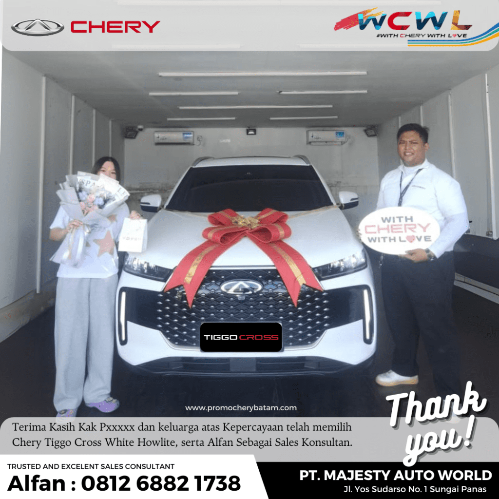 delivery chery tiggo cross